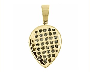 SHRAMAN JEWELS Trendy 925 <b>Silver</b> Gold Plated Custom Cartoon Alien Face Moissanite Diamond Pendant <b>Necklace</b> for Halloween Party - Product Image 3