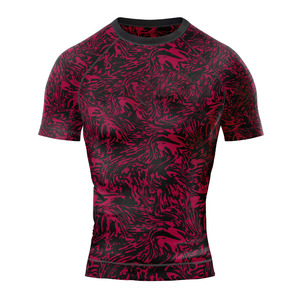 เสื้อแรชการ์ดพิมพ์ลายตามสั่งสำหรับเล่นเซิร์ฟ ว่ายน้ำ และฝึกซ้อม - Product Image 4