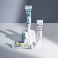 Kit de rehaussement de cils Libeauty avec baume adhésif et tube, kit de lamination des sourcils 2-en-1 pour usage domestique et professionnel, solution coréenne pour rehaussement de cils