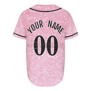 Nouvelle arrivée, maillot de softball pour femme adulte à manches courtes, respirant, imprimé avec un nom personnalisé, tissu 100% polyester, meilleur prix - Product Image 5