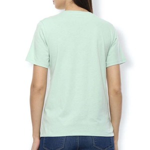 เสื้อยืดผู้หญิงทรงพอดีตัว ลายเรียบ สีตามสั่ง ไซส์ XS ถึง 5XL เสื้อยืดแฟชั่นผู้หญิง - Product Image 6