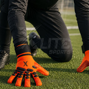 Guantes de Portero de Fútbol Personalizados con Logotipo del Equipo, Palma de Látex Antideslizante, Cierre de Muñeca Ajustable - Product Image 6