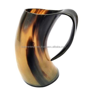 Unique Rough Design Horn <b>Mug</b> for Beer Drinking Indoor Decor Unique Material Design Drinking <b>Mug</b> - Product Image 3