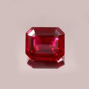 Rubis rouge sang naturel, taille coussin, facetté, pierre précieuse en vrac pour la fabrication de bijoux, vente en gros Zubeda Gems 20 carats Rajasthan - Product Image 1