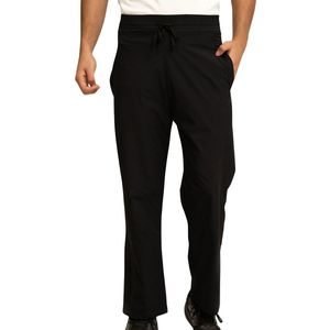 Alpha Pants Men's Black Casual Drawstring Pants Lightweight <b>Elastic</b> <b>Waist</b> <b>Trousers</b> Custom Apparel Wholesale - Product Image 1