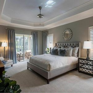 Set di 2 Lampade da Tavolo e 1 Lampada da Terra con Paralumi in Tessuto - Product Image 3