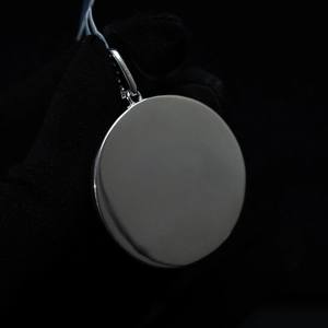 Colgante de Moneda de Plata de Ley 925 con Moissanita Iced Out, Medallón de la Última Cena, Joyería Religiosa, Collar de Diamantes de Moissanita Estilo Hip Hop - Product Image 6