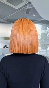 Bob <b>Wigs</b> 300g 10 Inches With Kim Closure 2x6 center part HD Lace Frontal <b>Wig</b> Raw Vietnamese Human <b>Hair</b> <b>Extensions</b> Black Women - Product Image 2