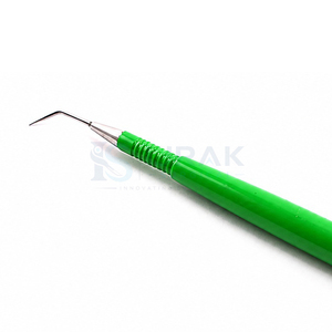 Outil professionnel d'isolation pour rehaussement de cils en acier inoxydable avec manche vert et rose pour lifting des cils - Product Image 2