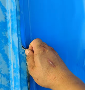 Rollo impermeable de techo de metal plateado brillante 10cm x 10m Disponible en 0,5-3mm Impermeabilización duradera para techos de metal - Product Image 4