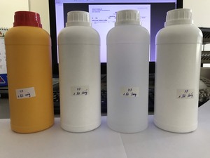 ขวดพลาสติก HDPE สีขาวทรงกระบอก รุ่น APS C0092 ฝาเกลียว สำหรับบรรจุสารเคมี พร้อมพิมพ์ลายด้วยความร้อน - Product Image 2