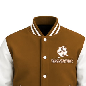 Blouson Bomber Athlétique Classique pour Homme, Style Universitaire, avec Boutons Pression et Col Côtelé - Product Image 3