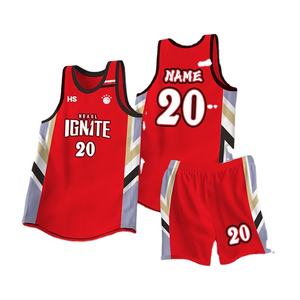 Conjunto de Uniforme de Baloncesto con Logotipo Personalizado para Hombre y Mujer, 100% Poliéster de Secado Rápido, Nombre y Logotipo del Equipo Personalizados - Product Image 2