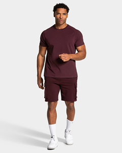 Camiseta de Levantamiento de Pesas, Algodón y Elastano, Elástica, para Gimnasio, Fitness, Entrenamiento, Personalizada, Fabricante OEM - Product Image 4