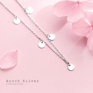 จี้เงินแท้ S925 สไตล์เกาหลี รุ่น D1041 รูปใบแปะก๊วยประดับมุกหวาน สร้อยคอจี้ใบไม้ จี้และชาร์มคุณภาพ - Product Image 1