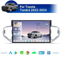 Écran tactile GPS Android 14 de 14,6 pouces AuCar pour Toyota Tundra 2022-2024, lecteur multimédia stéréo, lecteur vidéo de voiture