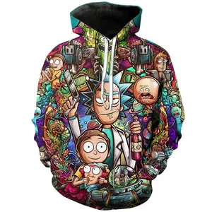 Sublimation Hoodies 3d Hoodie Custom Made Cartoon 2024