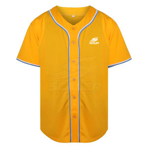Camiseta de Béisbol Personalizada con Cuello en V, Manga Corta, Transpirable, de Poliéster, para Equipos, con Estilo a Juego para Academias, Ligas, Clubes y Escuelas - Product Image 2