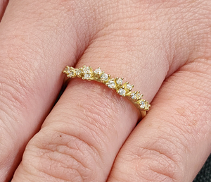 Anillo Unisex Chapado en Oro con Diamante Cultivado en Laboratorio, Corte Brillante, Alta Pureza, Certificado IGI, Diseño Minimalista, Elegante, para Uso Diario, Compromiso - Product Image 4