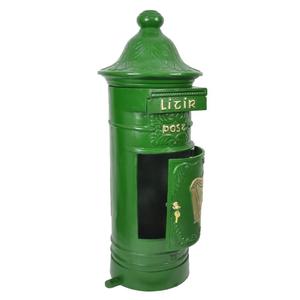 Cast Iron Irish <b>Post</b> <b>Box</b> <b>For</b> Garden Supplies Ground Mount Decorative Mailbox Handmade Custom Ireland Letter <b>Box</b> <b>For</b> Outdoor Item - Product Image 3