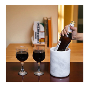 Enfriador de Botellas de Mármol Blanco Ecológico U F INTERNATIONAL WMC-44, Retención de Hielo, Personalizado para Hoteles y Restaurantes de Lujo, Venta al Por Mayor - Product Image 3