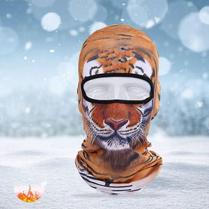 หน้ากากคลุมหน้าแบบเต็มหน้า คุณภาพสูง สำหรับทุกเพศ พิมพ์ลายแบบ Sublimation สำหรับกีฬากลางแจ้ง ผลิตจากโพลีเอสเตอร์ 100% สำหรับผู้ใหญ่ - Product Image 6