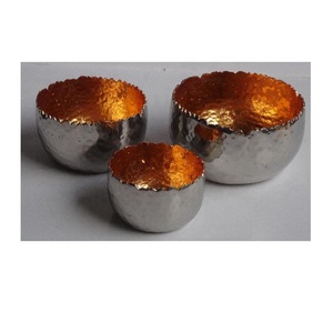 Votivo de metal de color blanco con color dorado en su interior puede estar en cualquier color y diferentes patrones decoración de Diwali de Navidad para el hogar - Product Image 5