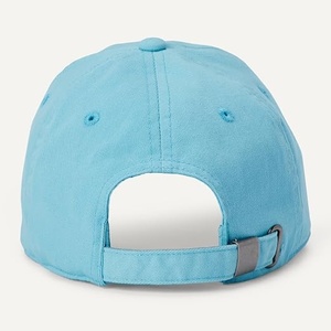 Light Blue 6-Panel Baseball Cap Adjustable Fitted Unisex Cotton Casual <b>Hat</b> Spring <b>Summer</b> Style - Product Image 2
