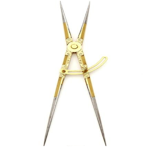 Jeu de deux diviseurs d'artiste en laiton pour dessin technique précis, disponibles à prix de gros. - Product Image 5