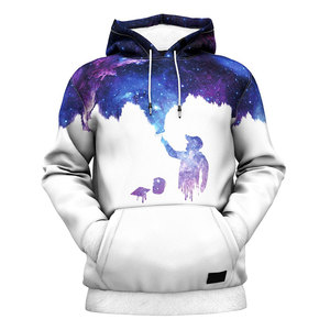 Sweat-shirt à capuche pour homme de haute qualité, couleur gris bleu, imprimé, coupe classique, vêtement décontracté, polyester et coton, sweat-shirt à sublimation pour homme - Product Image 2