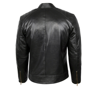 Premium Genuine <b>Leather</b> <b>Jacket</b> For <b>Men</b> Comfortable Stylish Motorcycle Fashion Premium Quality Outerwear - Product Image 4