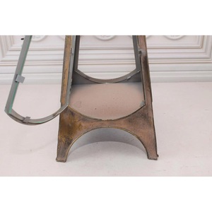 Decoración de jardín de lujo para el hogar, adornos de Metal, lámpara, Bombilla, linterna decorada para regalo de inauguración de la casa - Product Image 3