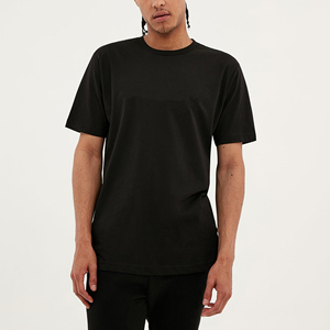 Camiseta Casual de Manga Corta para Hombre, Corte Holgado, Diseño Liso y Lavado, Ideal para el Verano y el Trabajo - Product Image 1