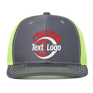 Casquettes en maille brodée en gros – Casquettes Trucker Snapback personnalisées avec logo OEM – Fournisseur en gros de casquettes ajustables en maille - Product Image 1