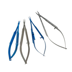 Porte-aiguille Castroviejo manuel de haute qualité, instrument ophtalmique et de chirurgie générale, pince de serrage droite en acier inoxydable - Product Image 3
