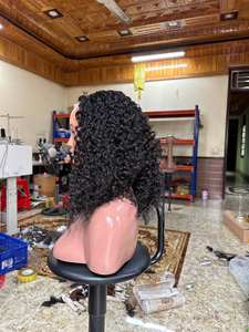 Peluca rizada birmana SDD para mujer negra con color natural 100% cabello humano vietnamita precio al por mayor - Product Image 2