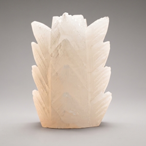 โคมไฟขนนกเกลือหิมาลัยสีขาวทำมือจากเกลือธรรมชาติสำหรับตกแต่งบ้าน - Product Image 4