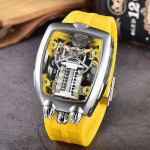 Elegante Reloj de Cuarzo para Hombre Jacob, Corte Clásico de Lujo, Reserva de Energía, Manecillas de Cristal, Correa de Cuero Genuino, Resistente al Agua 5BAR - Product Image 6