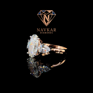 Anillo de Diamante Moissanita de Corte Brillante Redondo de Alta Calidad, Anillo de Compromiso de Plata 925, Regalo de Joyería para Aniversario, Disponible para la Venta - Product Image 4