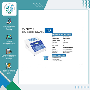 Incubadora Digital de Baño Seco de 125W de Calidad Excepcional Hecha en India para Uso Clínico, Seguridad Alimentaria e Inspección de Calidad - Product Image 4