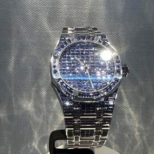 Montre de luxe neuve de haute qualité sertie de diamants de laboratoire incolores pour hommes, prix de gros de la meilleure qualité - Product Image 4