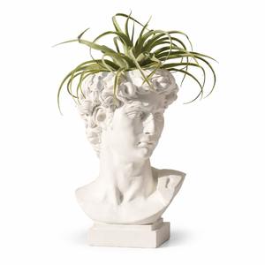 Vase à fleurs en résine décoratif de haute qualité, vente en gros, pour la décoration intérieure et extérieure, vases en résine en forme de visage humain pour la décoration de la maison - Product Image 3