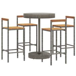 Ensemble de bar de jardin gris - Product Image 3