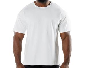 Private Label OEM Manufacturer <b>Men</b>’s Plain Short Sleeve Cotton <b>T</b>-<b>Shirt</b> with Customized Logo | Bulk Wholesale Casual O Neck Tee - Product Image 3