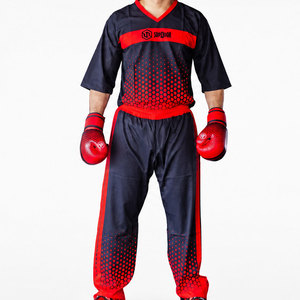 Tenues d'entraînement et de combat d'arts martiaux à prix d'usine, ensembles uniformes, conception OEM, impression personnalisée, combinaison de sparring pour adultes - Product Image 1