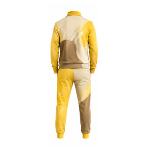 Custom Mens Sports Tracksuit Athletic Training Gym Wear Jogging Set Full Zip Jacket <b>Pants</b> OEM ODM Wholesale Supplier Factory Set - Product Image 5