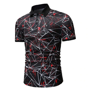 Camiseta Polo Sublimada para Hombre, Polo Deportivo Personalizado, Ligero, de Secado Rápido, Transpirable, de Poliéster y Elastano, OEM, ODM, Venta al Por Mayor - Product Image 4