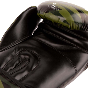 Gants de boxe en cuir véritable de haute qualité avec logo personnalisé et sangle de poignet réglable pour l'entraînement et le conditionnement MMA 2026 - Product Image 4