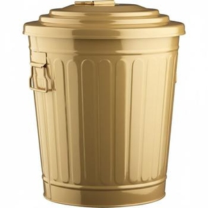 Premium <b>Square</b> Silver Wire Mesh Wastebasket Metal Iron Garbage <b>Bin</b> for Office Bathroom <b>Kitchen</b> Modern Paper Trash Can - Product Image 2