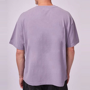 OEM High Quality Drop Shoulder Panel Customizable Summer Sports T-Shirt Streetwear Embroidered Logo Make Your Own Breathable - Product Image 2